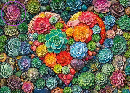 CHERRY PAZZI Puzzle Srdce lásky 1000 dílků