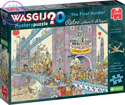 JUMBO Puzzle WASGIJ Mystery 8: Poslední překážka 1000 dílků