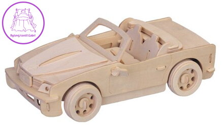 WOODEN TOY , WCK 3D puzzle Malé BMW B-740i