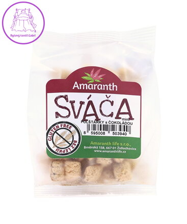 Sváča mini polštářky s čokoládou 25g Amaranth 189