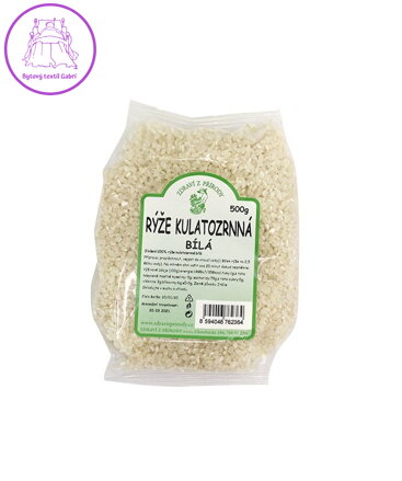 Rýže kulatozrnná bílá 500g ZP 2924