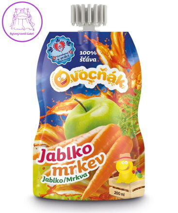 Mošt jablko-mrkev 200ml Ovocňák 1170