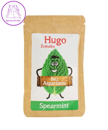 Žvýkačky SPEARMINT bez aspartamu 9g/6ks Hugo  3817