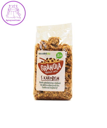 Granola - Křupavé musli s karobem 350g BIO COUNTRY LIFE 3783