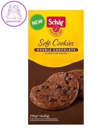 Soft cookie double chocolate 210 g Schar bez lepku NOVINKA 5324