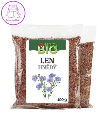 Len hnědý BIO 100g IPJ 5537