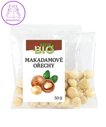 Makadamové ořechy BIO RAW 50g IPJ 5540