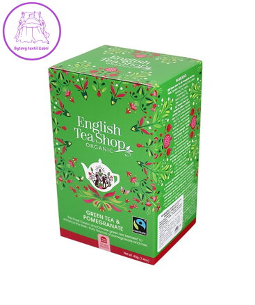 English Tea Shop - zelený čaj s granátovým jablkem BIO 20x2g 2488