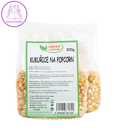 Kukuřice na popcorn 200g ZP 1749