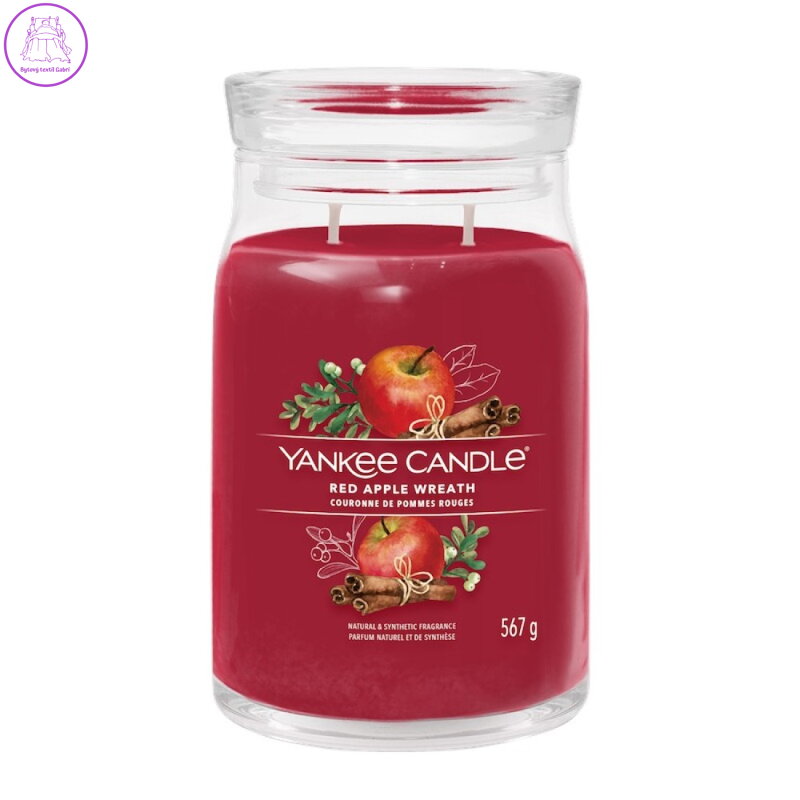 Svíčka Yankee Candle - Red Apple Wreath, velká