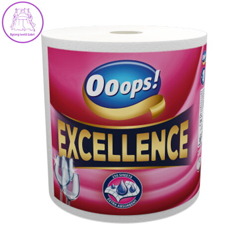 Utěrka univerzální Ooops! Excellence, 3-vrstvé / 250 útržků