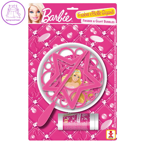 Bublifuk Barbie s příslušenstvím a frisbee