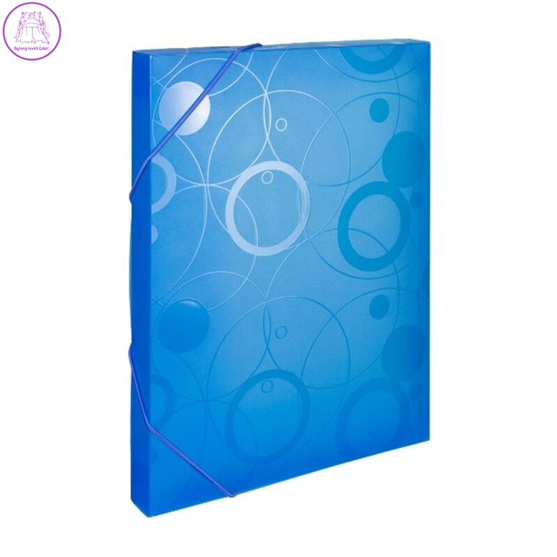 Box na spisy s gumou A4, Neo Colori modrý