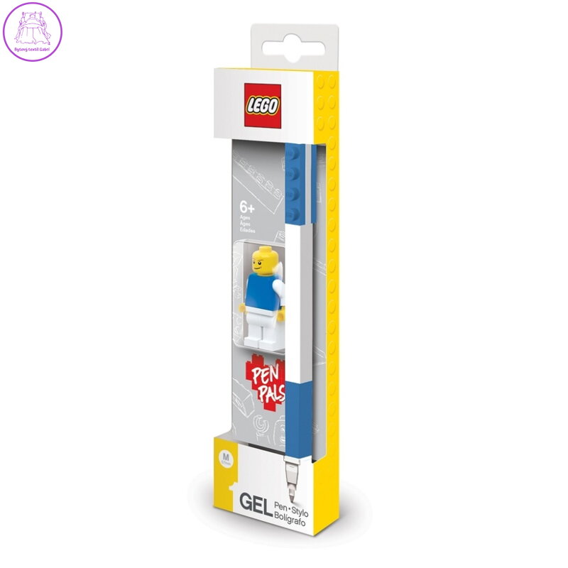 LEGO Gelové pero s minifigurkou, modré - 1 ks