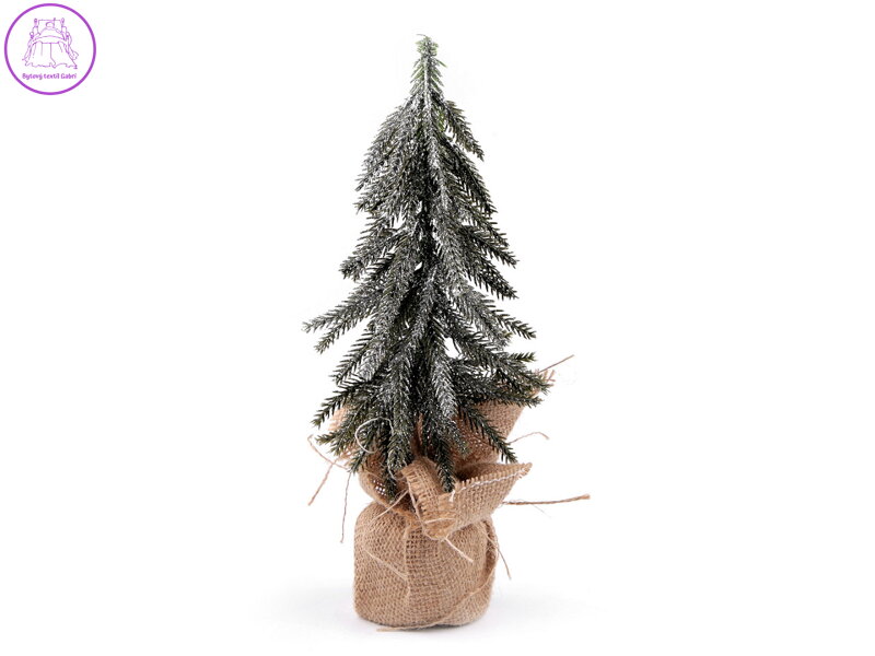 Umělý vánoční stromeček s glitry