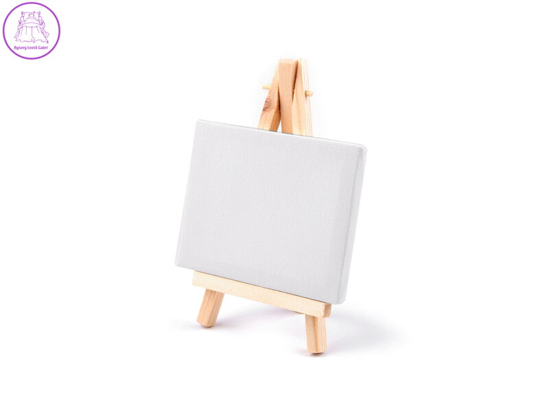 Mini malířský stojan s plátnem