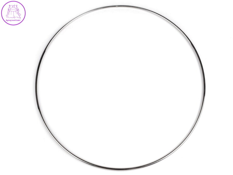 Kovový kruh na lapač snů / k dekorování Ø36 cm