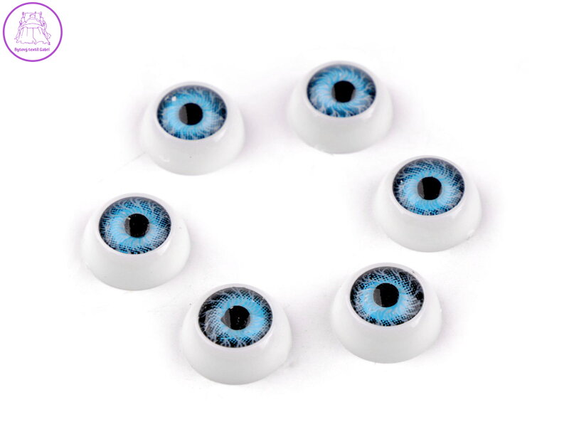 Plastové oči k nalepení Ø12 mm
