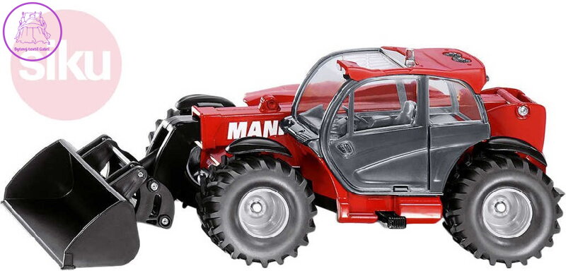 SIKU Manipulátor teleskopický červený Manitou MLT840 1:32 model kov 3067