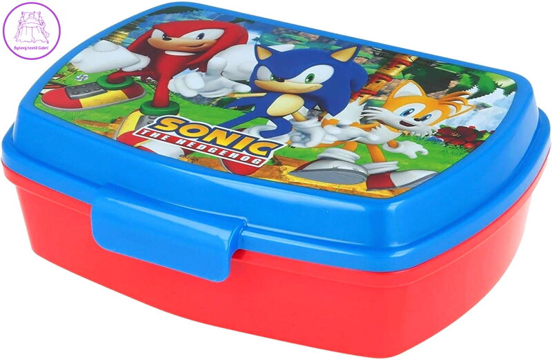 EP Line dětský svačinový box Ježek Sonic krabička na svačinu plast