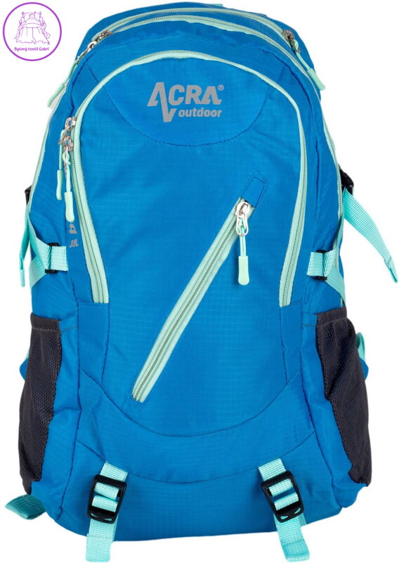 ACRA Batoh Backpack 35l turistický modrý 2 komory 26x50x17cm BA35