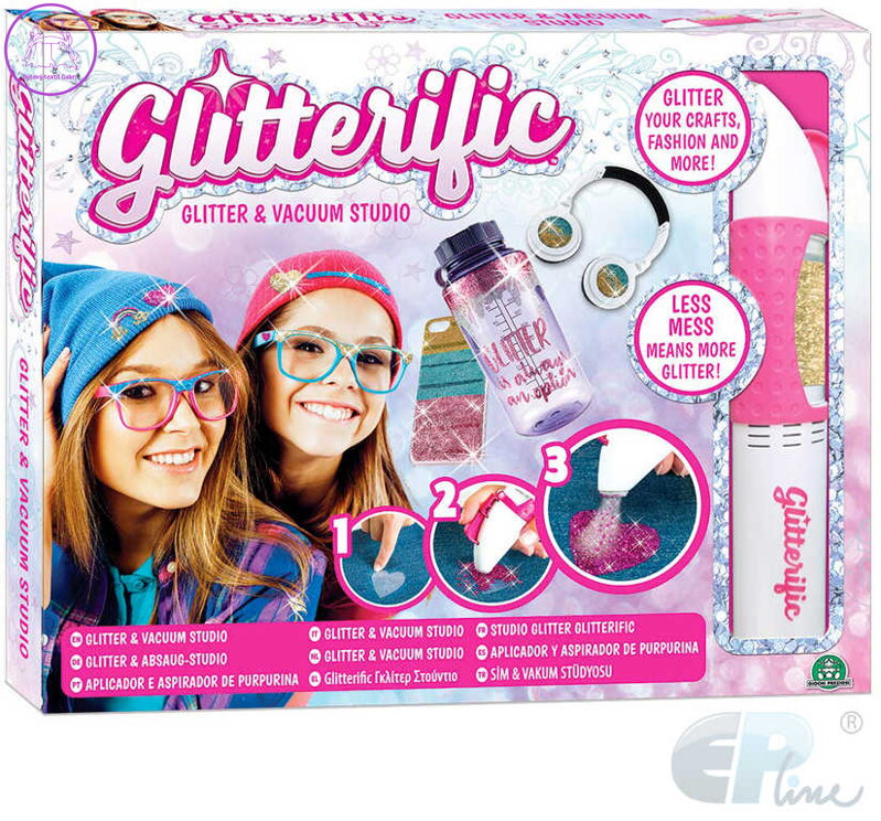 EP Line Glitterific glitter studio kreativní set výroba třpytivého tetování