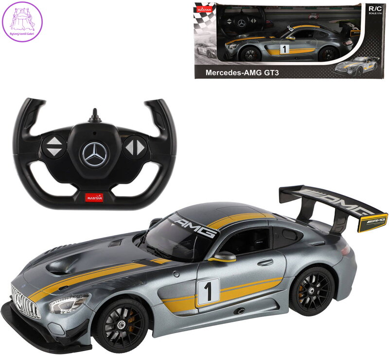 RASTAR RC Auto závodní Mercedes AMG GT3 na vysílačku 2,4GHz na baterie