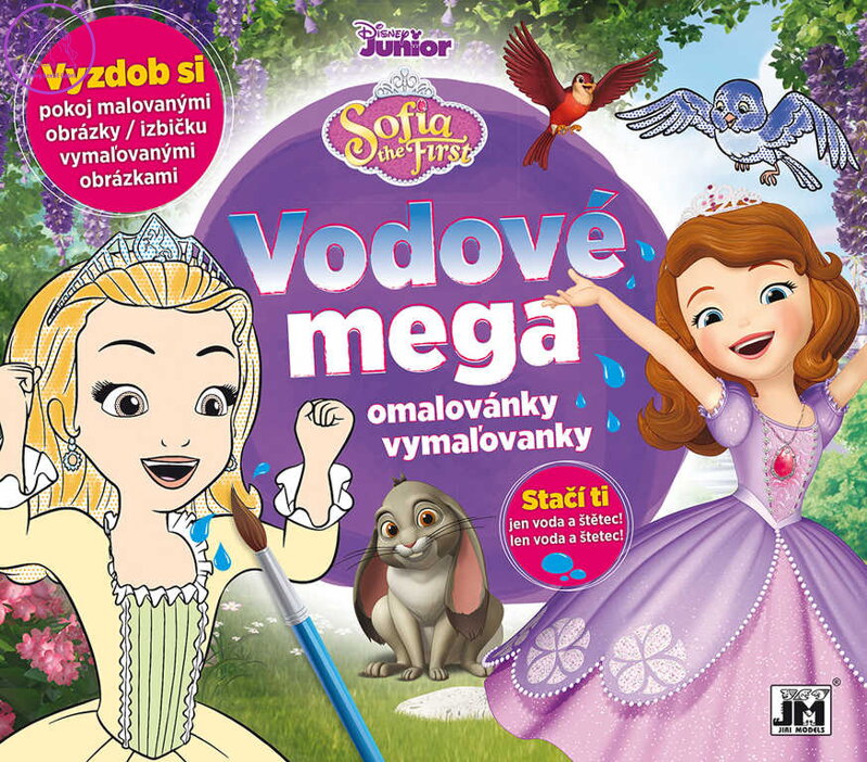 JIRI MODELS Mega omalovánky vodové Disney Sofie První