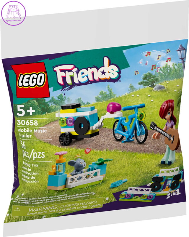 LEGO FRIENDS Pojízdný hudební přívěs 2v1 30658 STAVEBNICE