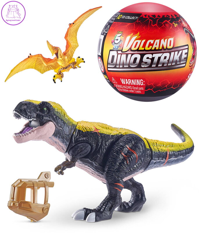 ADC ZURU 5 Surprise Dino Strike Volcano dinosaurus s překvapením v kouli