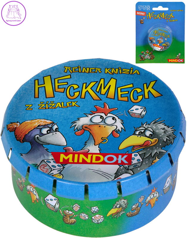 MINDOK HRA Heckmeck z žížalek mini v plechovce *SPOLEČENSKÉ HRY*