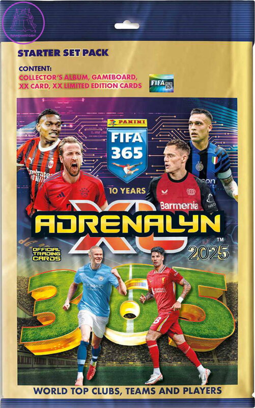 PANINI FIFA 365 24/25 Starter set album + 3x booster sběratelské karty v sáčku