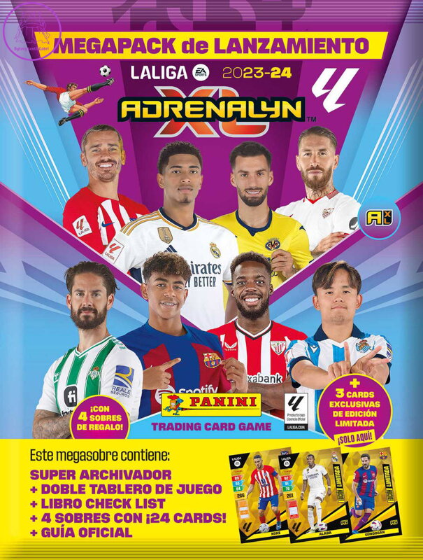 PANINI LALIGA 23/24 Starter set album + 4x booster sběratelské karty v sáčku