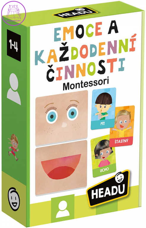 ADC HEADU Montessori Emoce a každodenní činnosti naučná hra