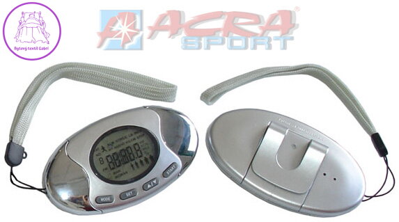 ACRA Krokoměr multifunkční pedometer měření tělesného tuku