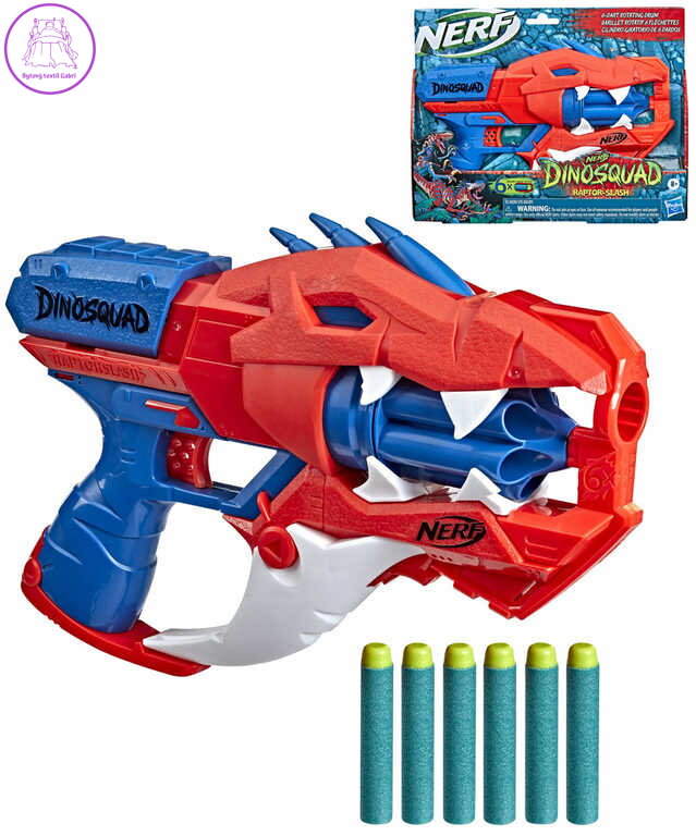 HASBRO NERF Dinosquad Raptor Slash set blaster + 6 šipek Elite