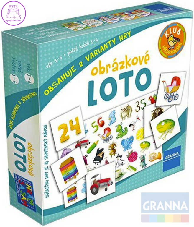 GRANNA Hra Loto obrázkové *SPOLEČENSKÉ HRY*