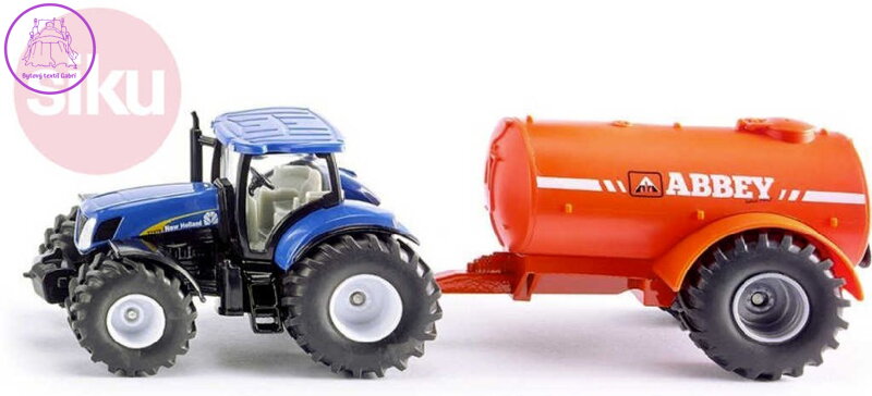 SIKU Traktor modrý set s cisternou 1:50 model kov 1945