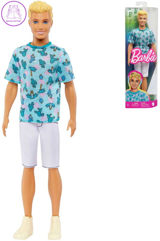 MATTEL BRB Barbie panák Ken model modré tričko letní obleček