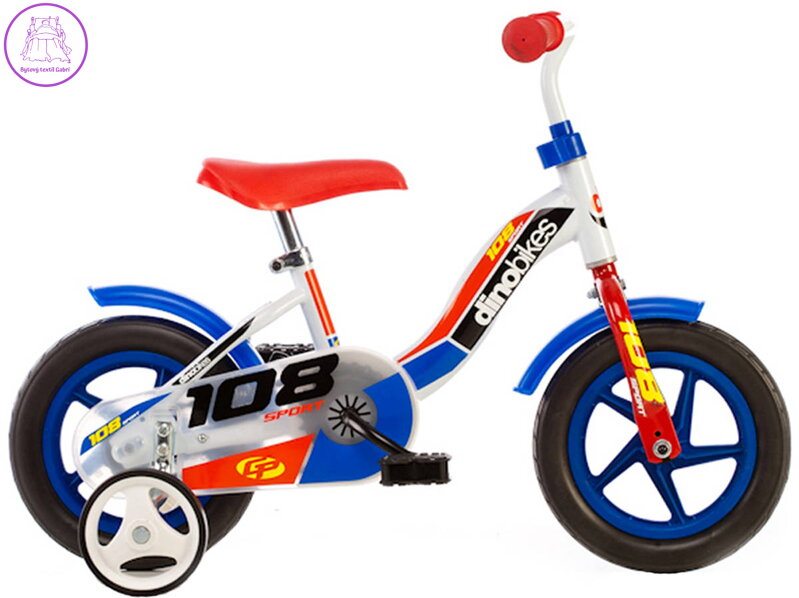 ACRA Dětské kolo Dino Bikes CSK5101 modré chlapecké 10" balanční kolečka