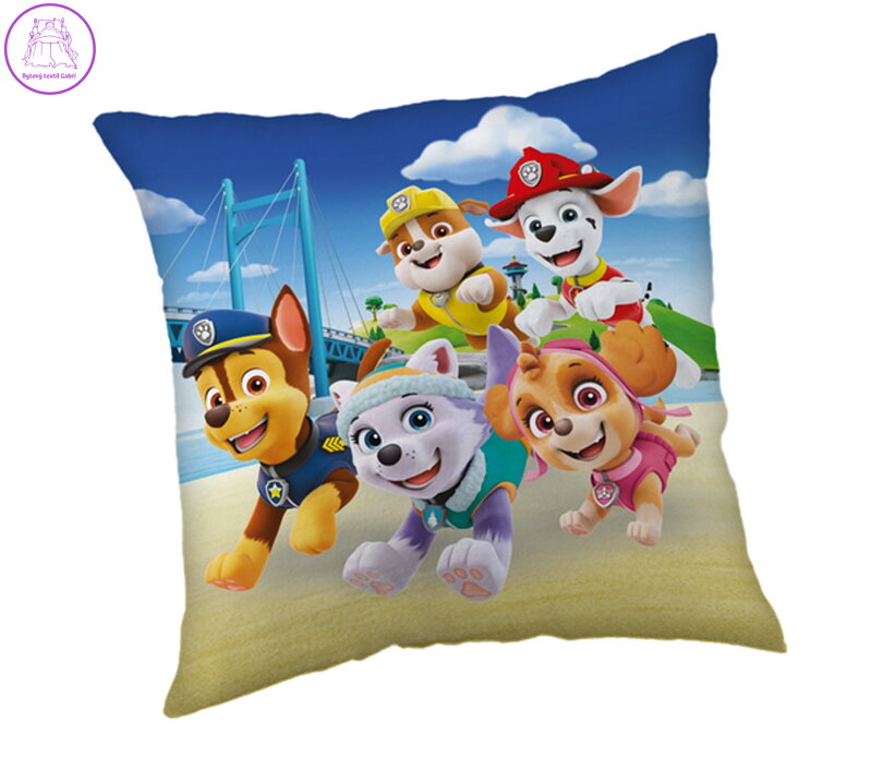 Jerry Fabrics Polštářek Paw Patrol Bridge 40x40 cm