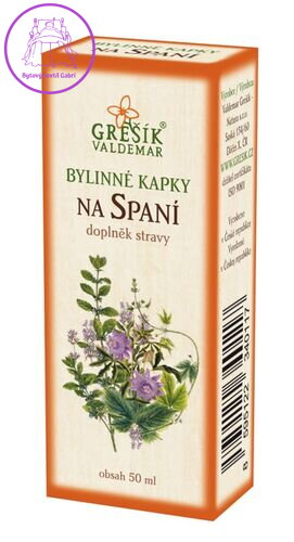 Grešík Na spaní kapky 50 ml