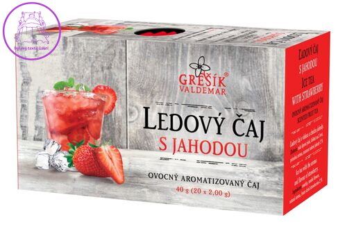 Grešík Ledový čaj s jahodou 20 x 2,0 g