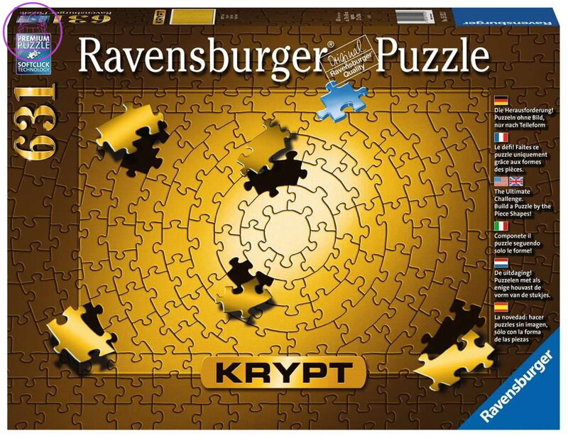 RAVENSBURGER Puzzle Krypt Gold 631 dílků