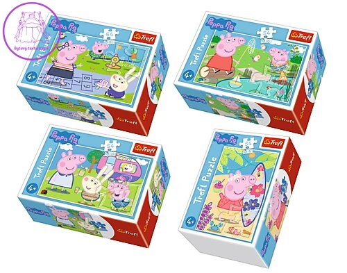 TREFL Displej Puzzle Prasátko Peppa 54 dílků (40 ks)