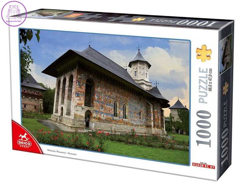 DEICO Puzzle Klášter Moldovita, Rumunsko 1000 dílků