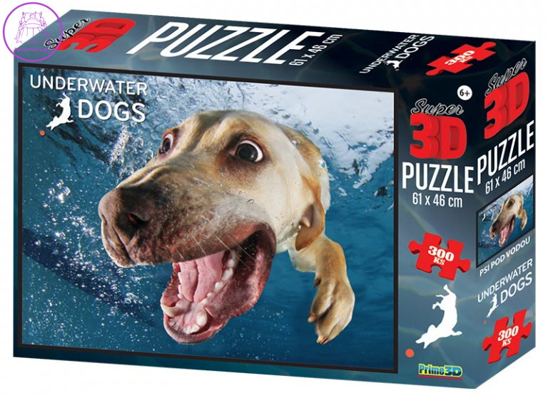 PRIME 3D Puzzle Potápějící se psi: Nevada 3D 300 dílků