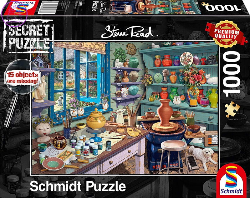 SCHMIDT Secret puzzle Hrnčířská dílna 1000 dílků