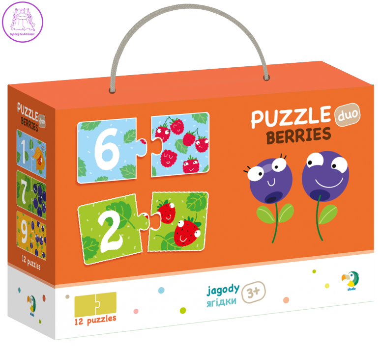 DODO Puzzle Ovoce 12x2 dílky