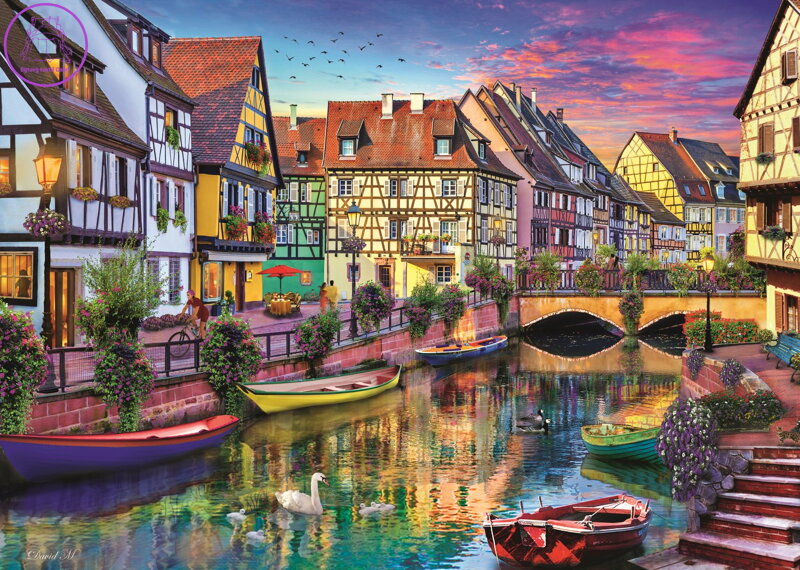 TREFL Puzzle Colmar, Francie 2000 dílků